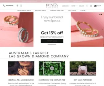 Novitadiamonds.com(Labor Diamanten) Screenshot