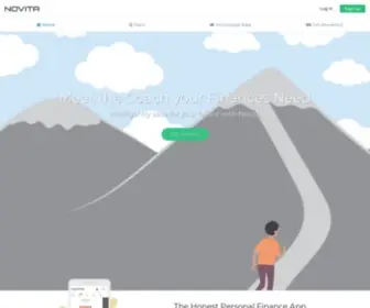 Novitafinancial.com(Future of credit) Screenshot