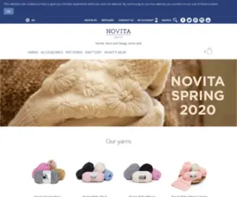 Novitaknits.com(Novitaknits Webshop) Screenshot