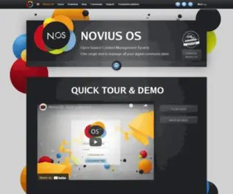 Novius-OS.org(Novius OS) Screenshot