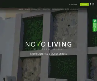 Novo-Living.com(Pasto Sintético y Muro Verde Certificado en Tijuana) Screenshot