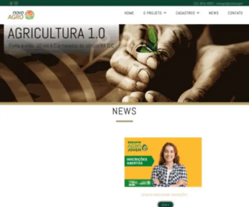 Novoagro.org.br(Novo Agro 4.0) Screenshot