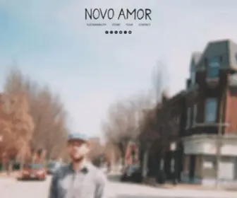 Novoamor.co.uk(Novo Amor) Screenshot