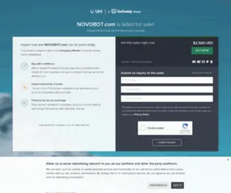 Novobot.com(Unique News From Around the Web) Screenshot