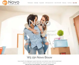 Novobouw.nl(De we doen het samen aannemer van Nederland) Screenshot