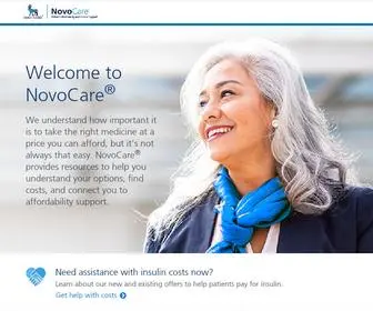 Novocare.com(NovoCare®) Screenshot