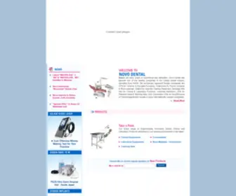 Novodental.co.in(Dental chairs) Screenshot