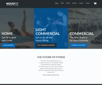 Novofit.com.au(Commercial Fitness Equipment) Screenshot