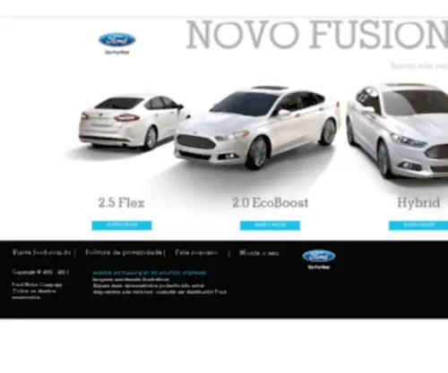 Novofusion.com.br(Novo Ford Fusion 2013) Screenshot