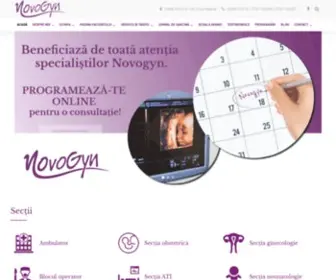 Novogyn.ro(Novogyn este un nou concept în obstetrică) Screenshot