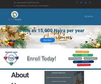 Novohealthafrica.org(Novo Health Africa HMO) Screenshot