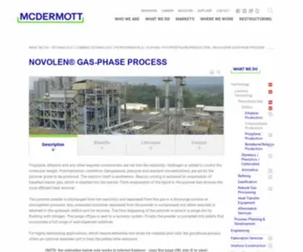 Novolentechnology.com(Polypropylene Production) Screenshot