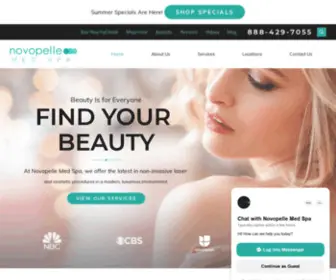 Novopelle.com(Dallas Med Spa Services) Screenshot