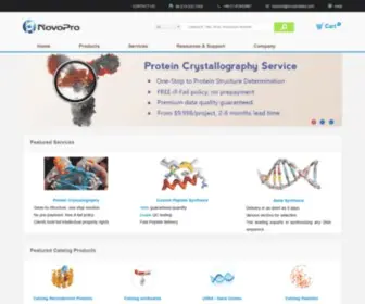 Novoprolabs.com(纽普生物) Screenshot