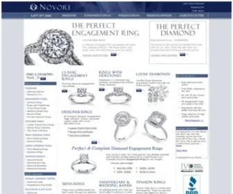 Novori.com(Engagement Rings) Screenshot