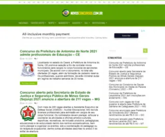 Novosconcursos.com.br(Notícias) Screenshot