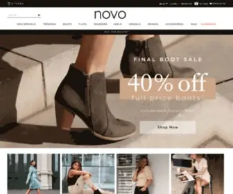 Novoshoes.com.au(NOVO Shoes) Screenshot