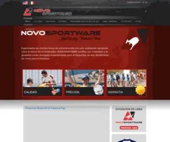 Novosportware.com(Uniforme) Screenshot