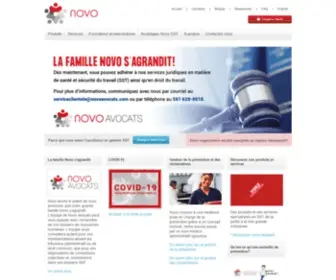 Novosst.com(Groupe Conseil Novo SST) Screenshot