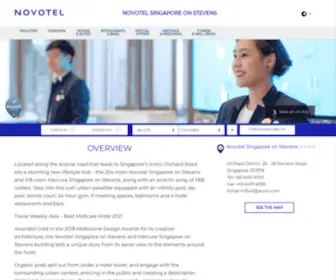 Novotel-Singapore-Stevens.com(Star Hotel near Orchard Road) Screenshot