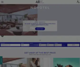 Novotel.com(Select your location and language below) Screenshot