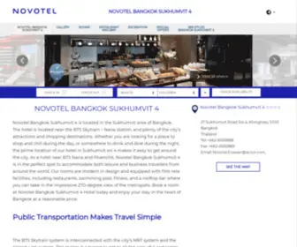 Novotelbangkoksukhumvit4.com(The Novotel Bangkok Sukhumvit 4) Screenshot