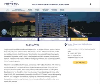 Novotelkolkata.com(Novotel Kolkata Hotel and Residences) Screenshot