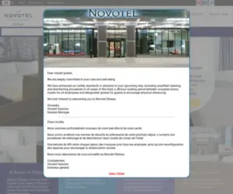 Novotelottawa.com(Novotel Ottawa) Screenshot