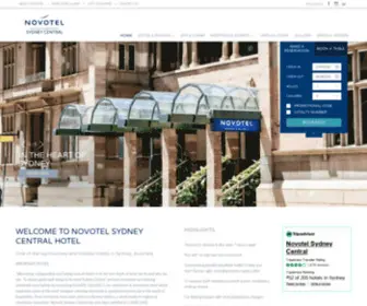 Novotelsydneycentral.com.au(Novotel Sydney Central) Screenshot