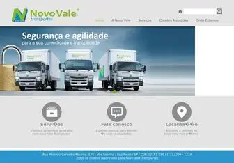 Novovaletransportes.com.br(Novo Vale Transportes) Screenshot