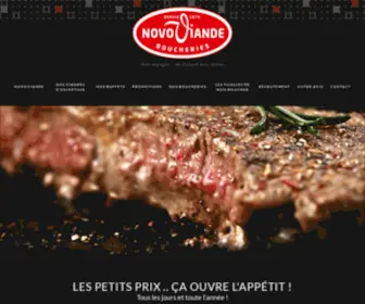 Novoviande.fr(Boucherie traditionnelle en Ile de France) Screenshot