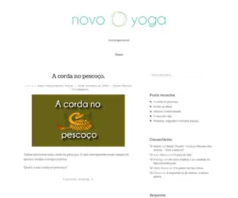 Novoyoga.com.br(Novo Yoga) Screenshot