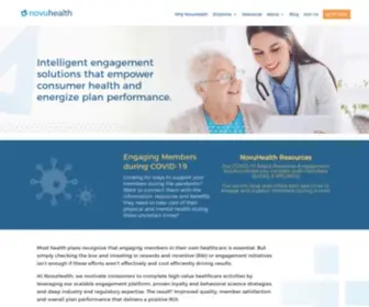 Novu.com(Healthcare Technology Company) Screenshot