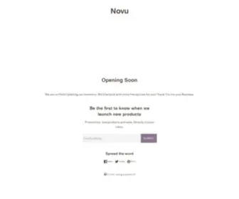 Novu.shop(Create an Ecommerce Website and Sell Online) Screenshot