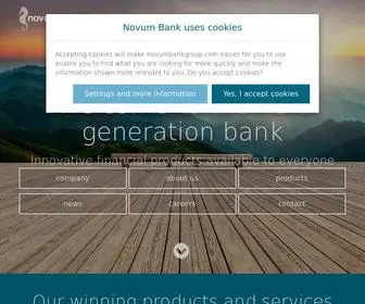 Novumbankgroup.com(Novum Bank Ltd) Screenshot