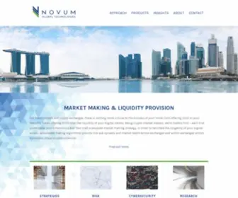 Novumtech.co(Crypto Market Maker) Screenshot