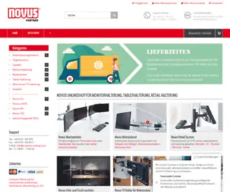 Novus-Halterung.de(Novus Shop) Screenshot