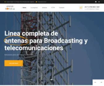 Novus.com.ar(Antenas Novus) Screenshot