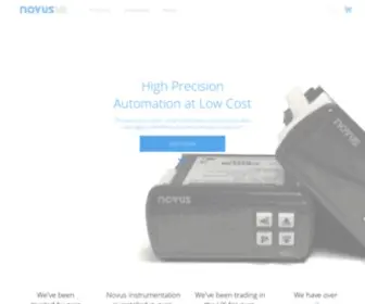 Novusautomation.co.uk(Novus Automation UK) Screenshot