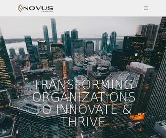 Novuscf.com(Novus Corporate Finance) Screenshot