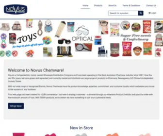 Novuschemware.com.au(Novus Chemware) Screenshot