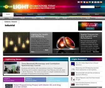 Novuslight.com(News and analysis from the world of light) Screenshot