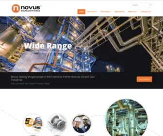 Novussealing.co.za(Novus Sealing SA) Screenshot