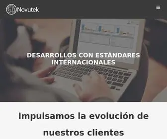 Novutek.com(Centro de soluciones) Screenshot