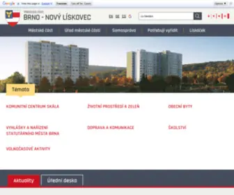 Novy-Liskovec.cz(Městská část BRNO) Screenshot