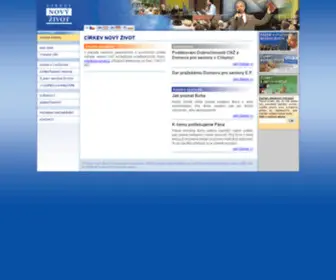 Novyzivot.cz(Církev) Screenshot