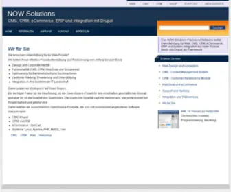 Now-Solutions.de(Das Drupal Freelancer Netzwerk) Screenshot