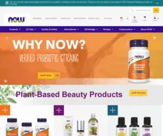 Now-University.com(NOW Foods) Screenshot