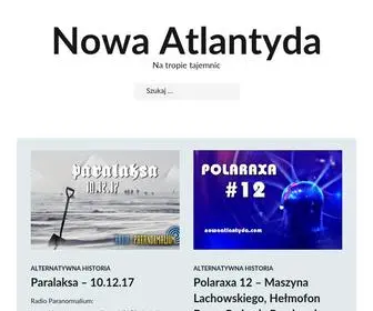 Nowaatlantyda.com(Na tropie tajemnic) Screenshot