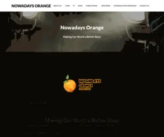 Nowadaysorange.com(Making Our World a Better Story) Screenshot